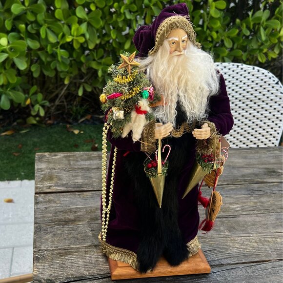 LYNN HANEY "Victorian Keepsakes" SANTA LIMITED EDITION #1130 SIGNED 2000 - Picture 5 of 16